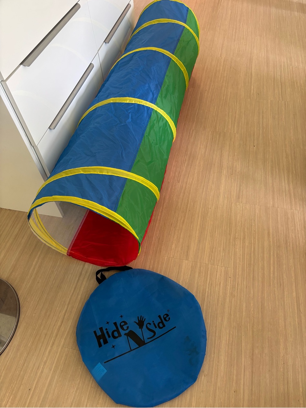 Hide N Side 6ft Crawl Through Play Tunnel Pop Up Toy